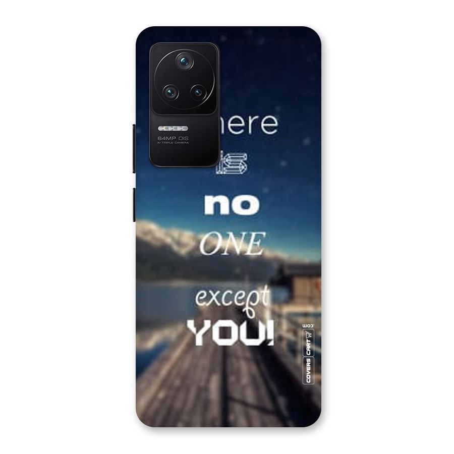 No One But You Back Case for Poco F4 5G