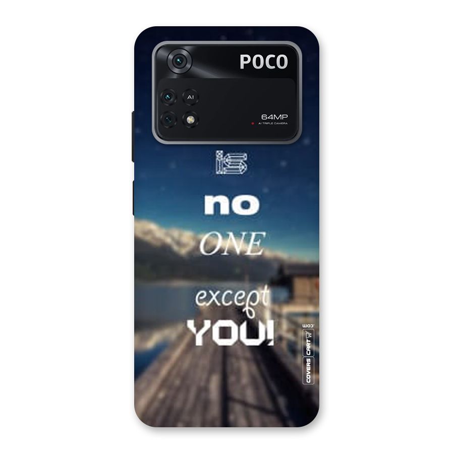 No One But You Back Case for Poco M4 Pro 4G