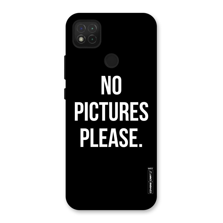 No Pictures Please Back Case for Redmi 9 Activ