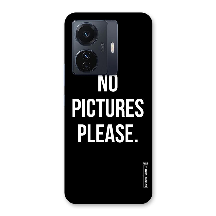 No Pictures Please Back Case for Vivo T1 Pro