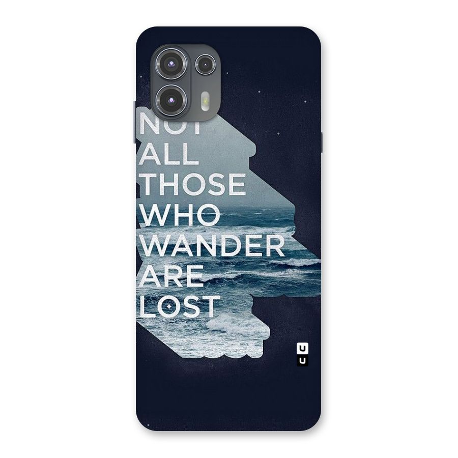 Not Lost Back Case for Motorola Edge 20 Fusion