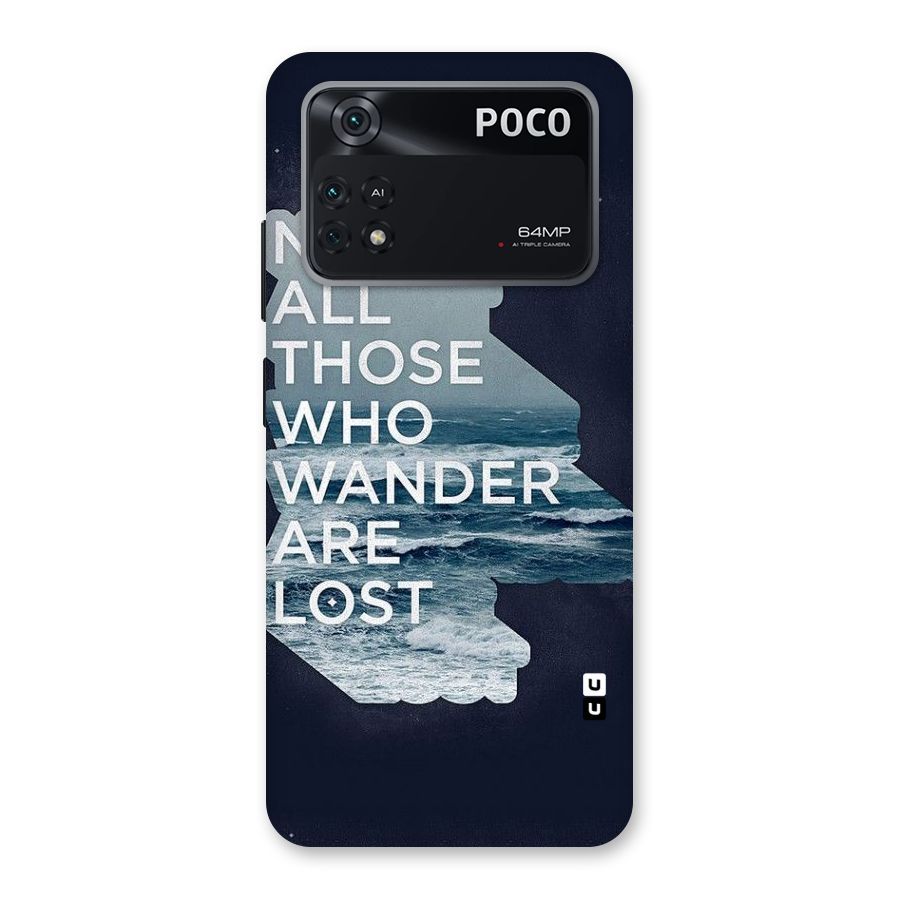 Not Lost Back Case for Poco M4 Pro 4G