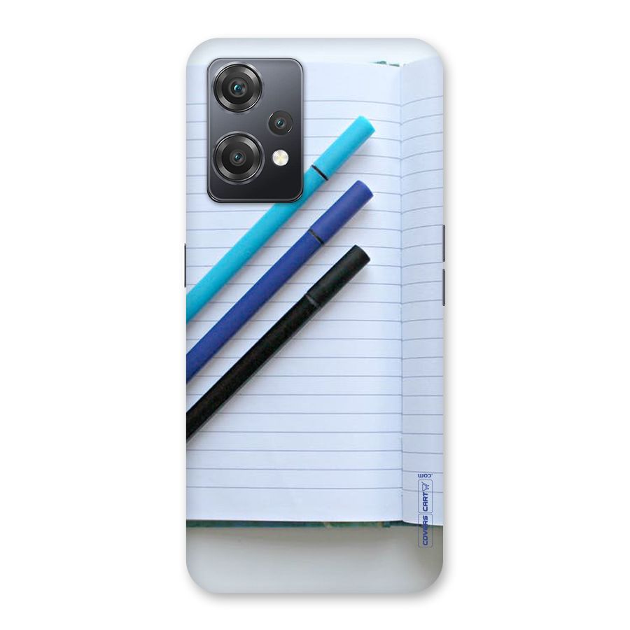 Notebook And Pens Back Case for OnePlus Nord CE 2 Lite 5G