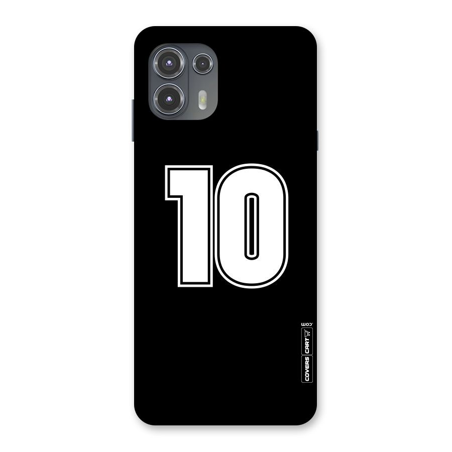 Number 10 Back Case for Motorola Edge 20 Fusion