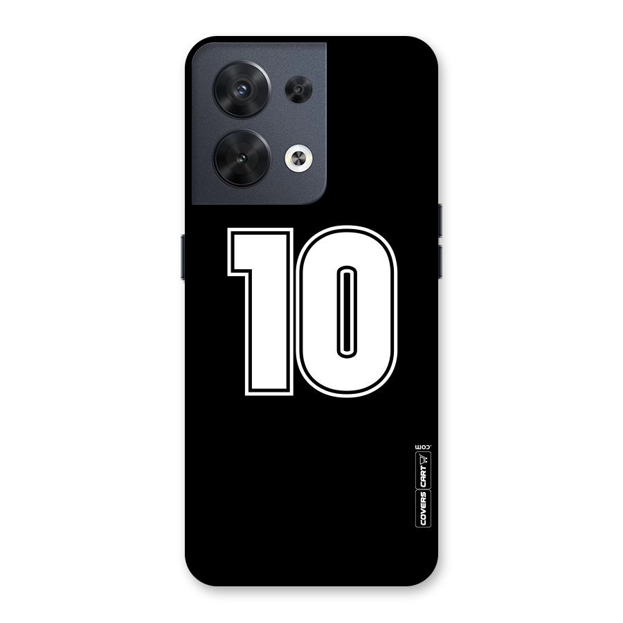 Number 10 Back Case for Oppo Reno8 5G