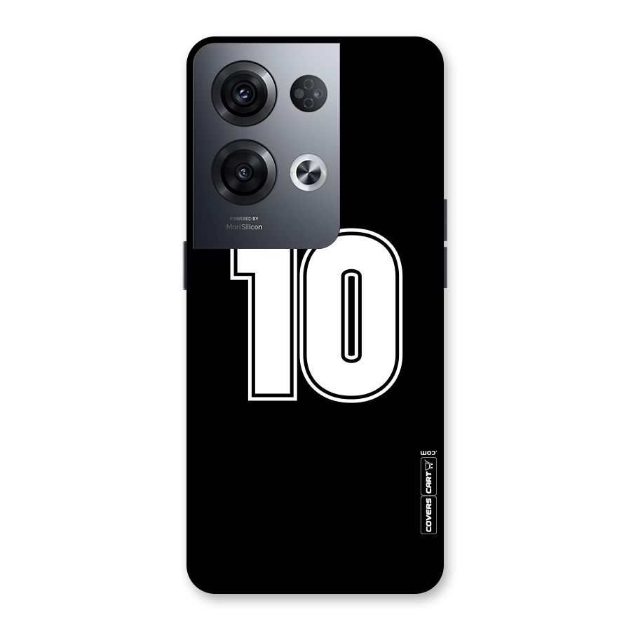 Number 10 Back Case for Oppo Reno8 Pro 5G