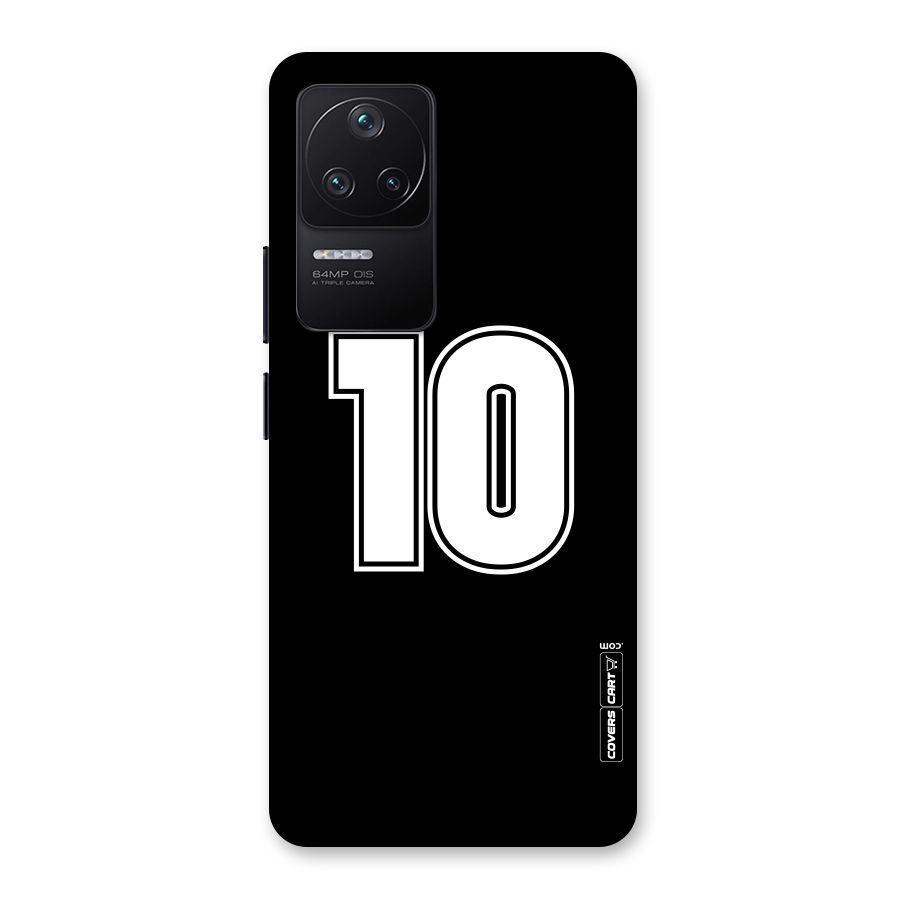 Number 10 Back Case for Poco F4 5G