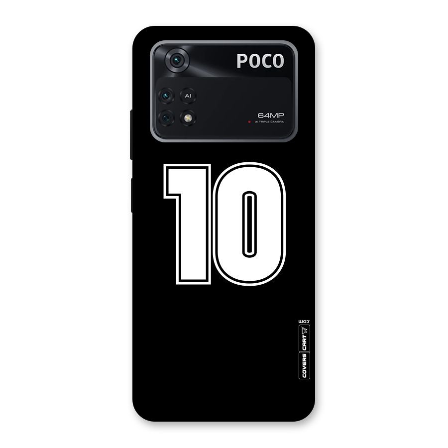 Number 10 Back Case for Poco M4 Pro 4G