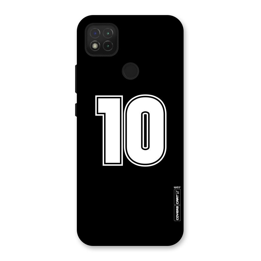 Number 10 Back Case for Redmi 9 Activ
