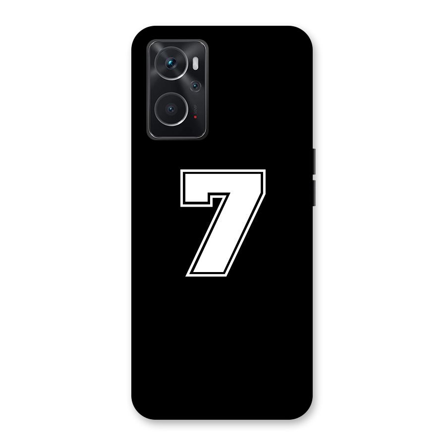 Number 7 Back Case for Oppo K10 4G
