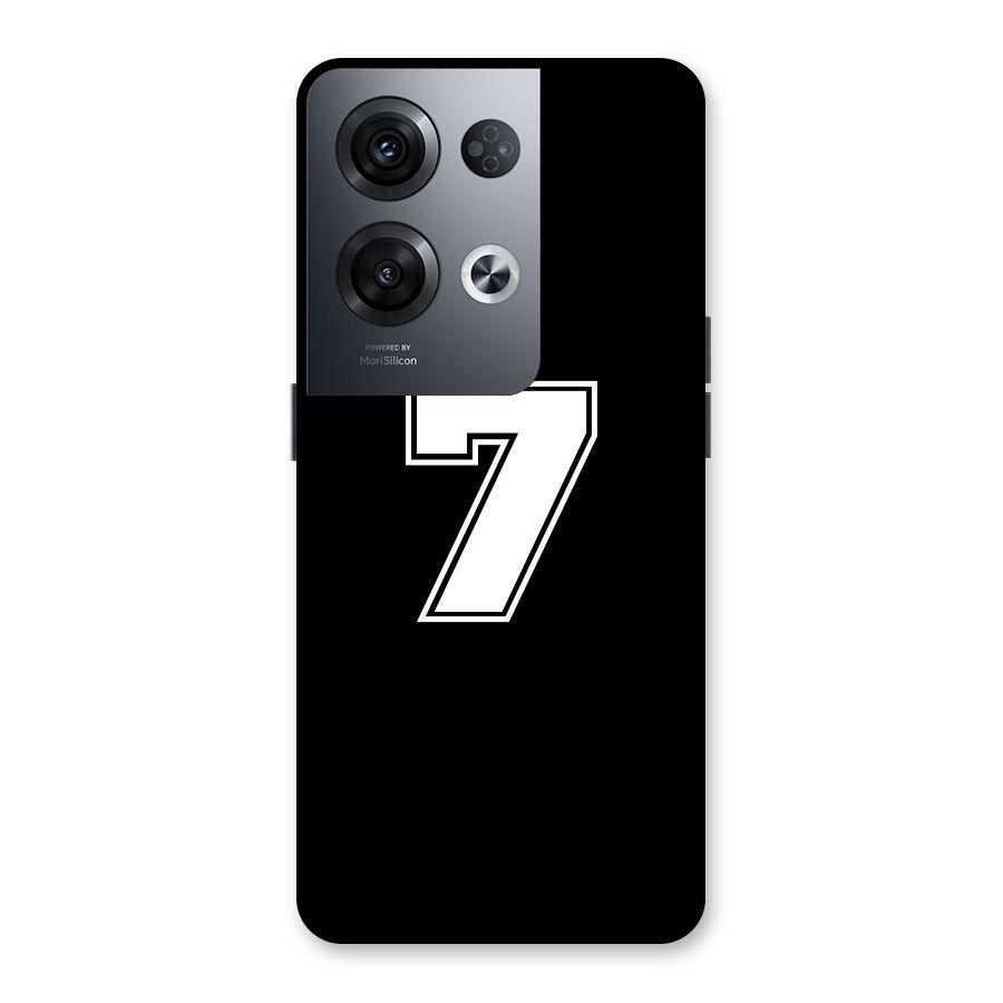 Number 7 Back Case for Oppo Reno8 Pro 5G