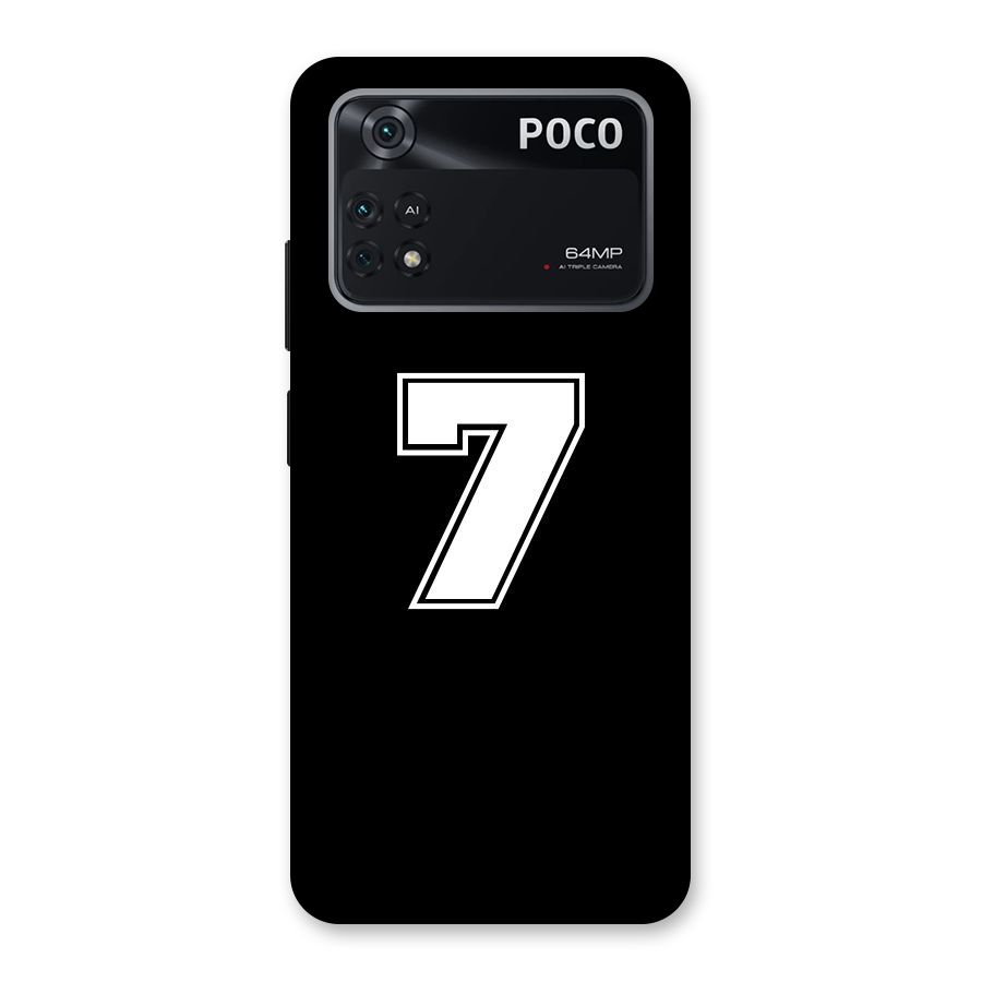 Number 7 Back Case for Poco M4 Pro 4G