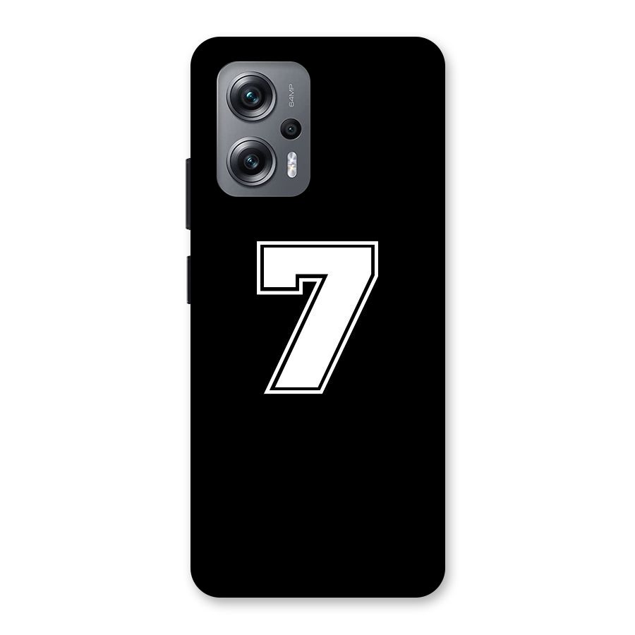 Number 7 Back Case for Redmi K50i
