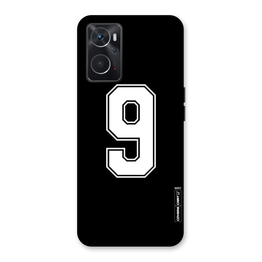 Number 9 Back Case for Oppo K10 4G