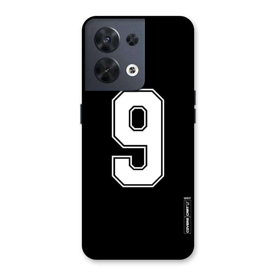 Number 9 Back Case for Oppo Reno8 5G