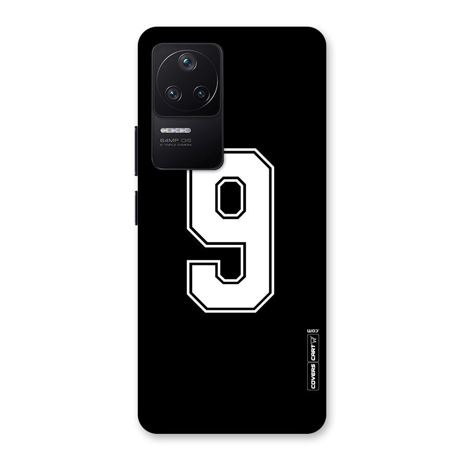 Number 9 Back Case for Poco F4 5G