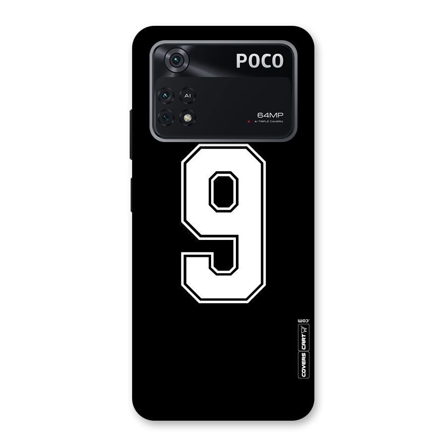 Number 9 Back Case for Poco M4 Pro 4G
