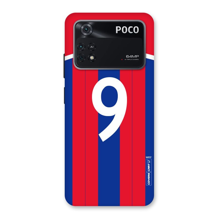 Number 9 Jersey Back Case for Poco M4 Pro 4G