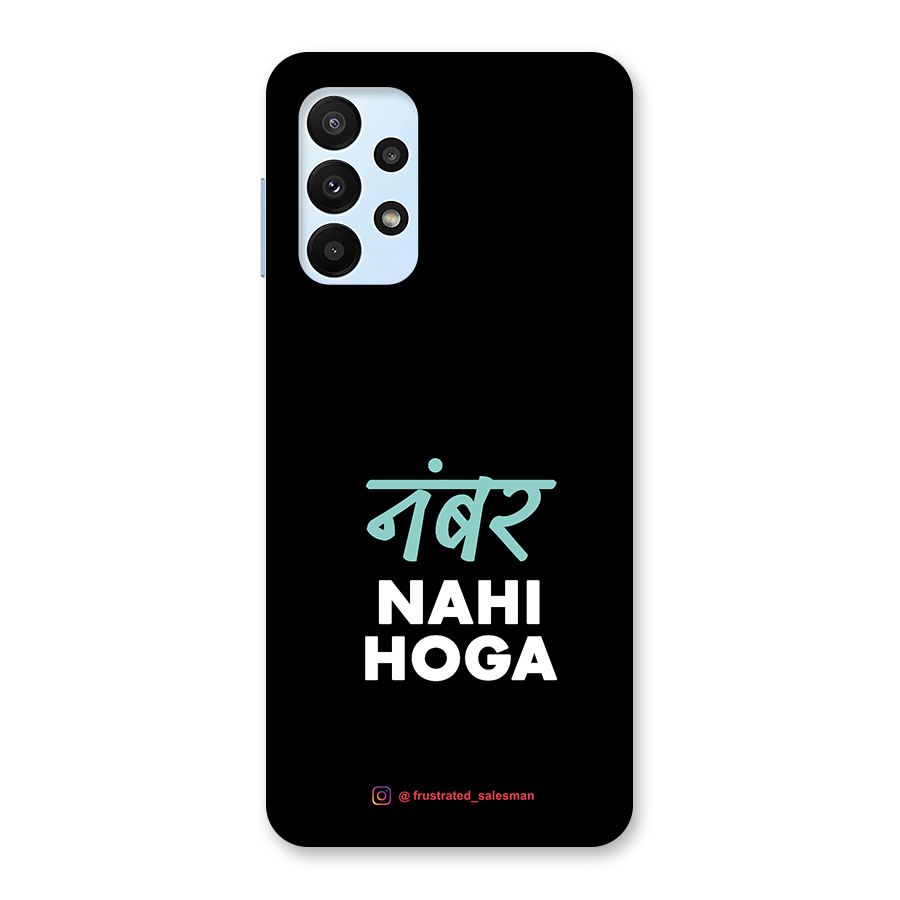 Number Nahi Hoga Black Back Case for Galaxy A23
