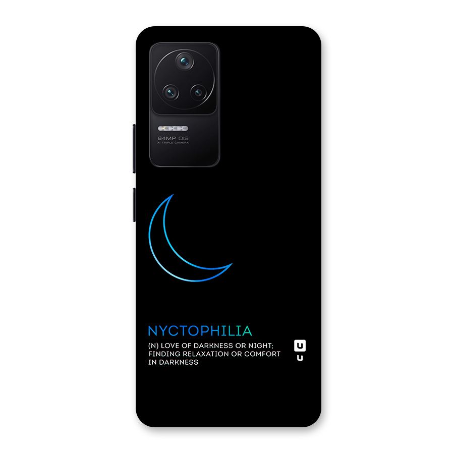 Nyctophilia Love of Darkness Back Case for Poco F4 5G