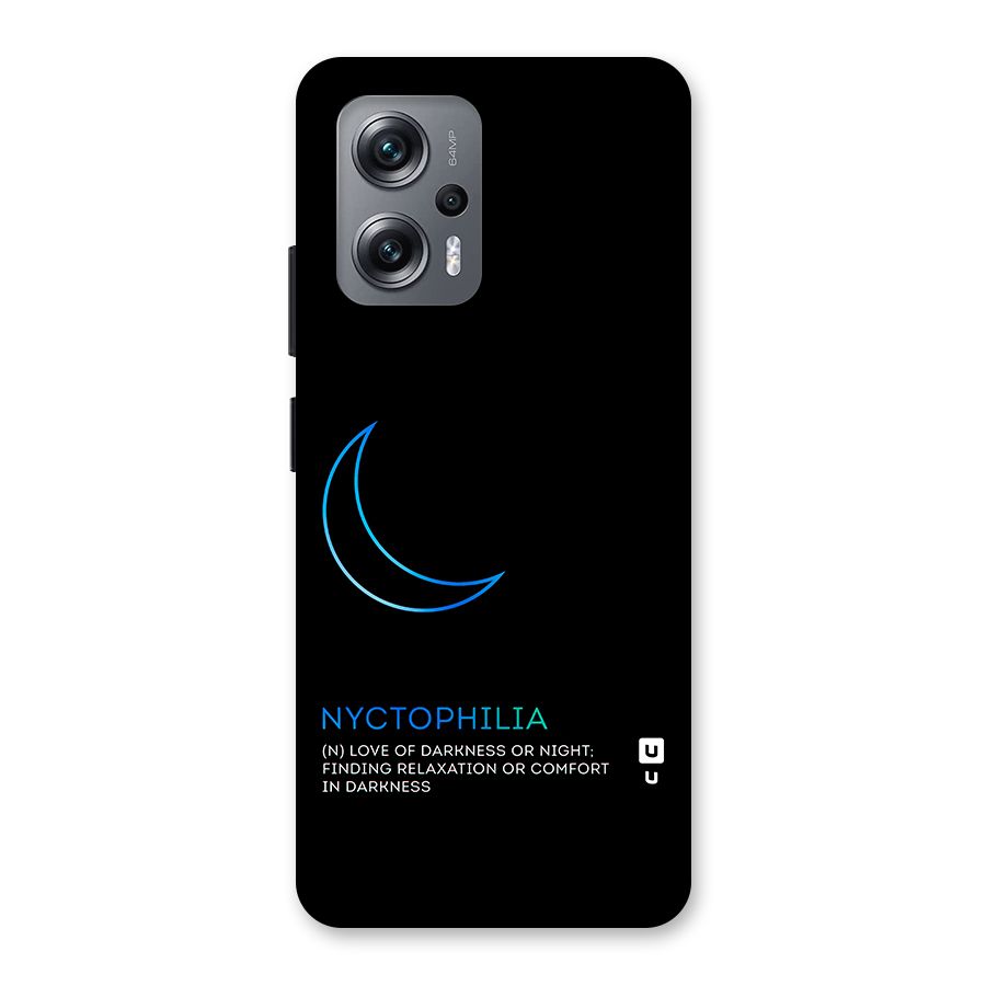 Nyctophilia Love of Darkness Back Case for Redmi K50i