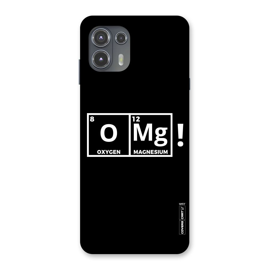 OMG Chemistry Pun Back Case for Motorola Edge 20 Fusion