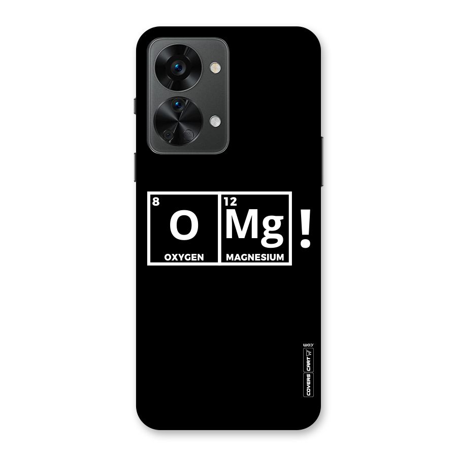 OMG Chemistry Pun Back Case for OnePlus Nord 2T