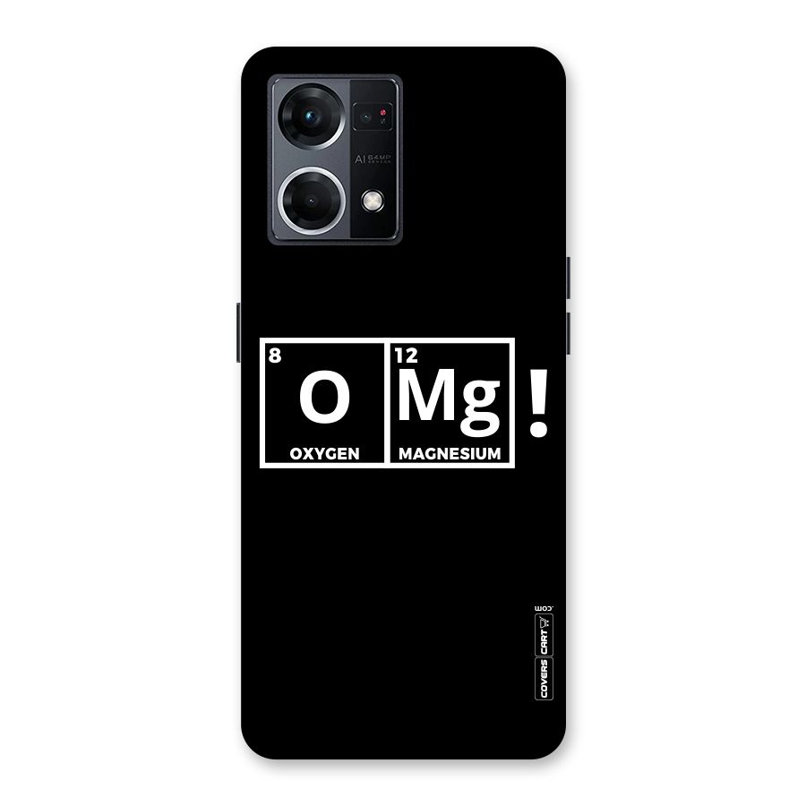 OMG Chemistry Pun Glass Back Case for Oppo F21 Pro 5G