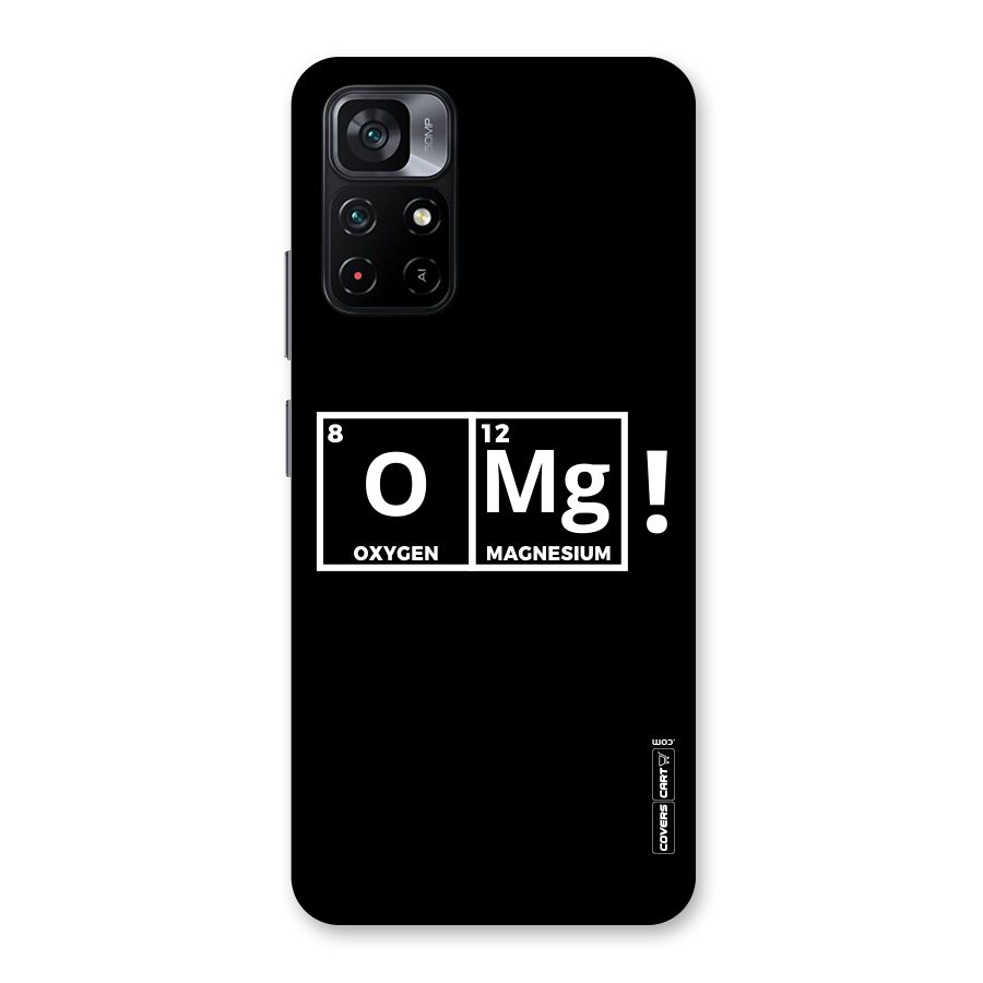 OMG Chemistry Pun Back Case for Poco M4 Pro 5G