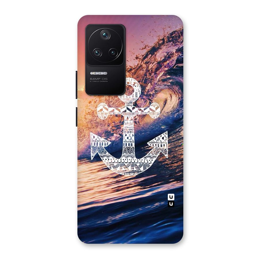 Ocean Anchor Wave Back Case for Poco F4 5G