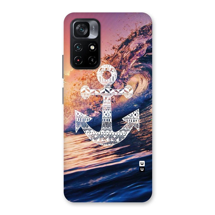 Ocean Anchor Wave Back Case for Poco M4 Pro 5G
