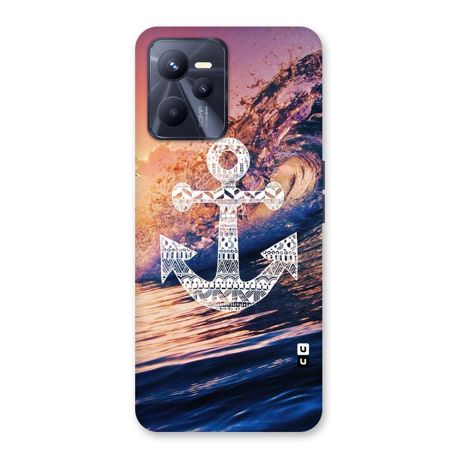 Ocean Anchor Wave Back Case for Realme C35