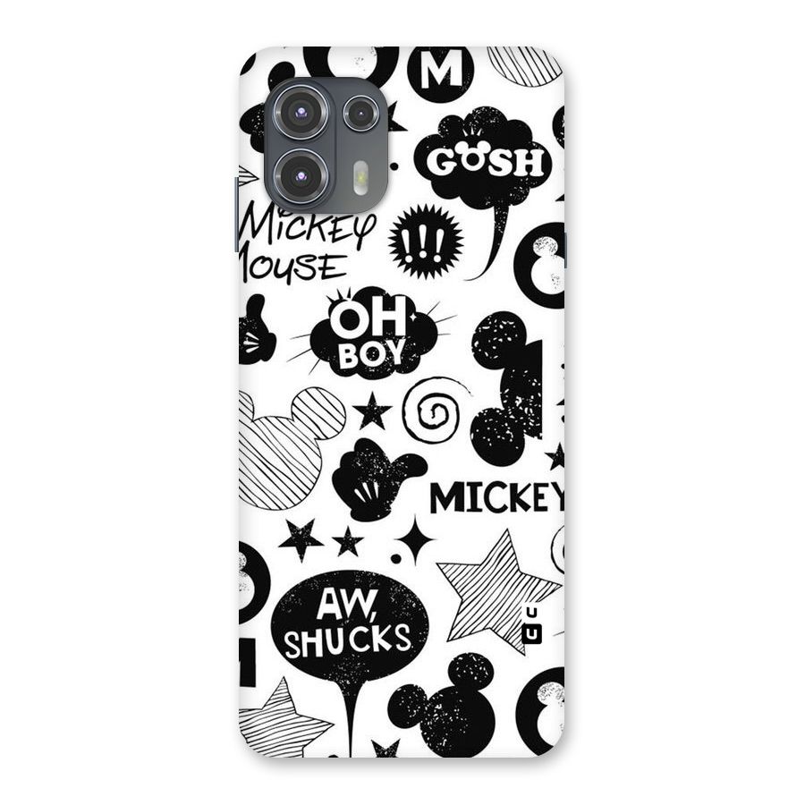 Oh Boy Design Back Case for Motorola Edge 20 Fusion