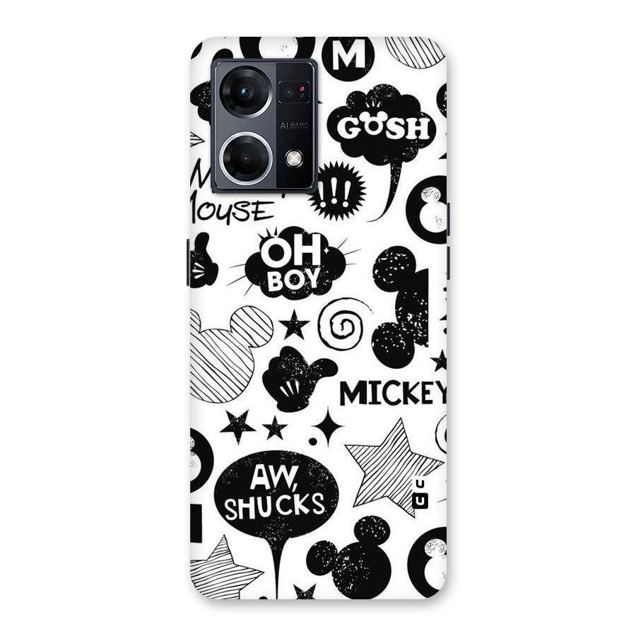 Oh Boy Design Glass Back Case for Oppo F21 Pro 5G