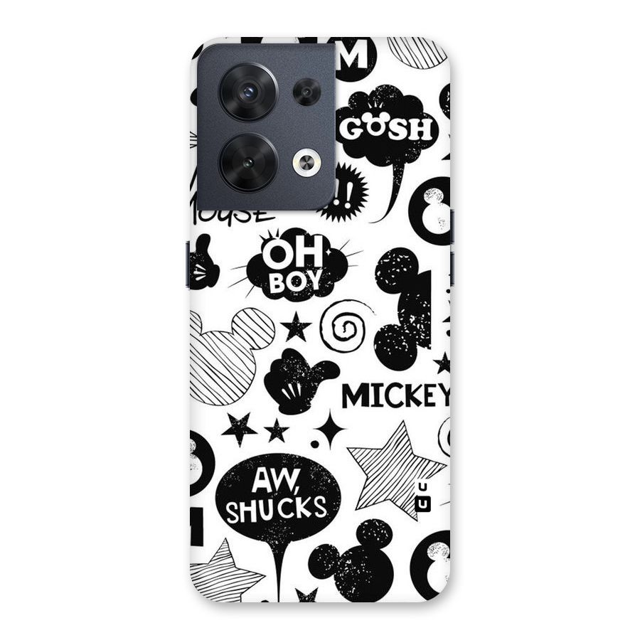 Oh Boy Design Back Case for Oppo Reno8 5G