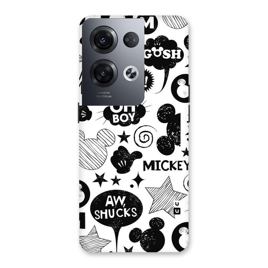 Oh Boy Design Back Case for Oppo Reno8 Pro 5G