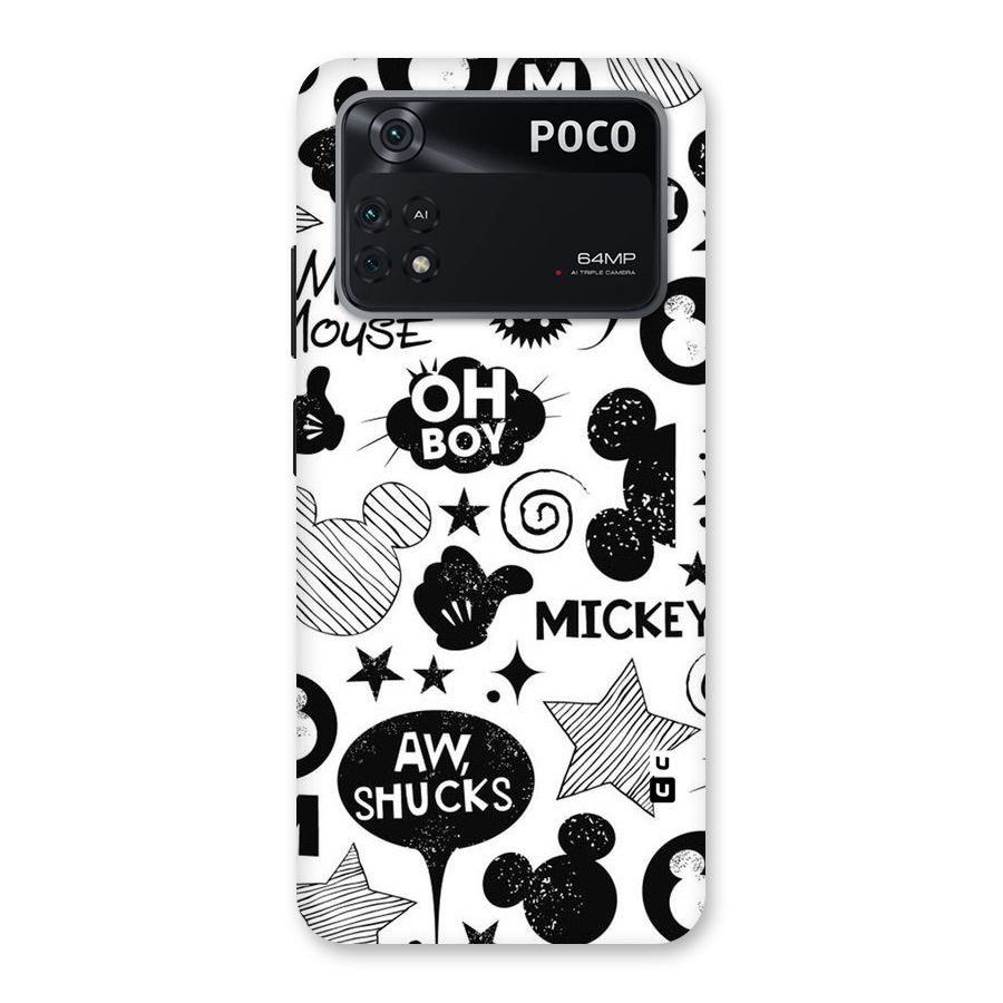 Oh Boy Design Back Case for Poco M4 Pro 4G