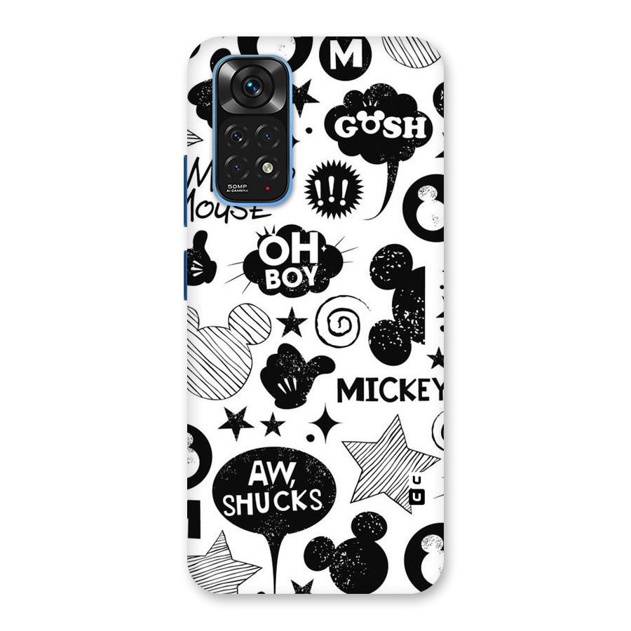 Oh Boy Design Back Case for Redmi Note 11S