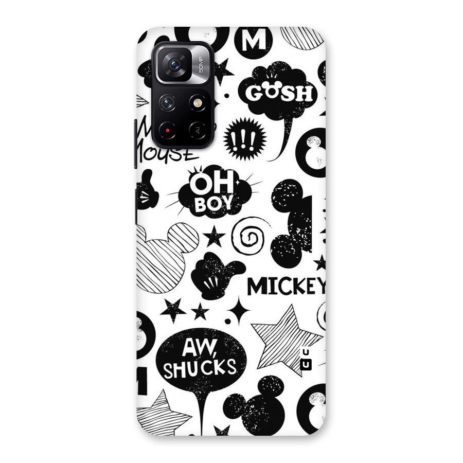 Oh Boy Design Back Case for Redmi Note 11T 5G