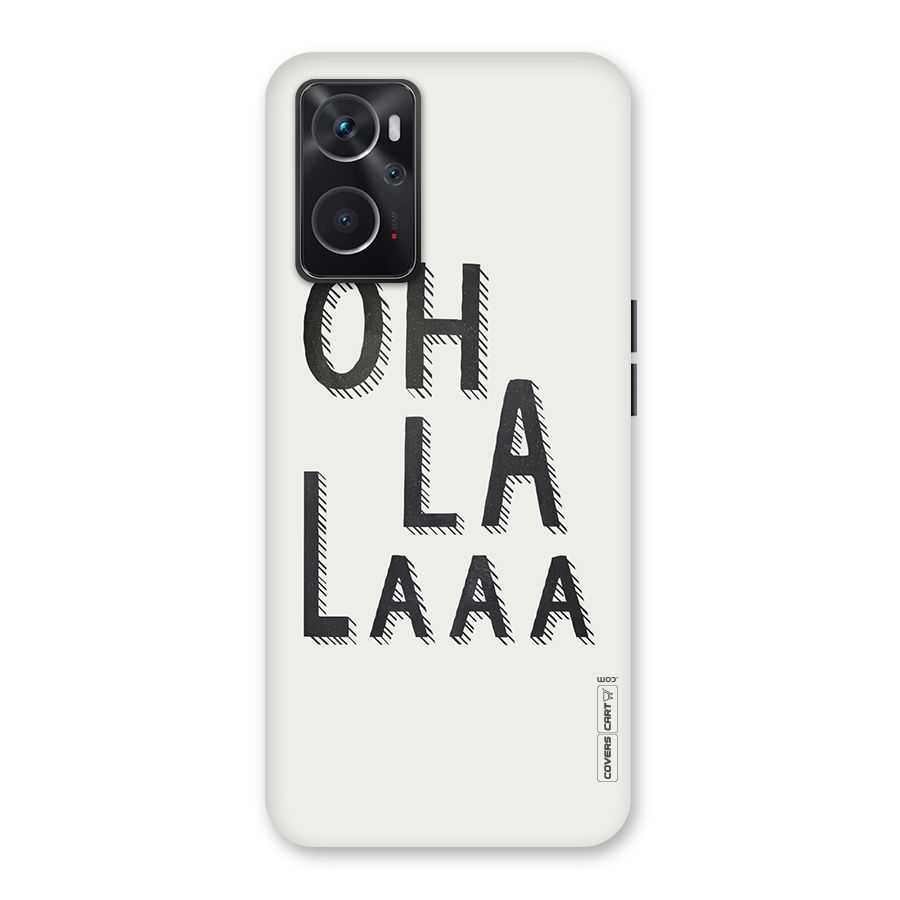 Oh La La Back Case for Oppo K10 4G