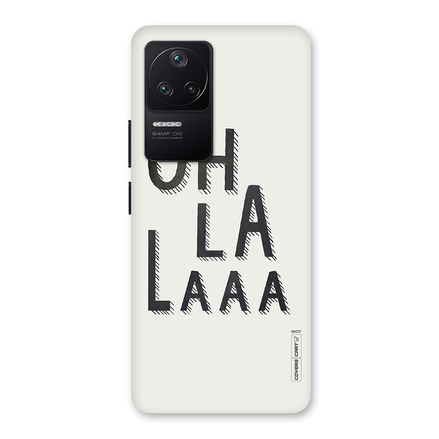 Oh La La Back Case for Poco F4 5G