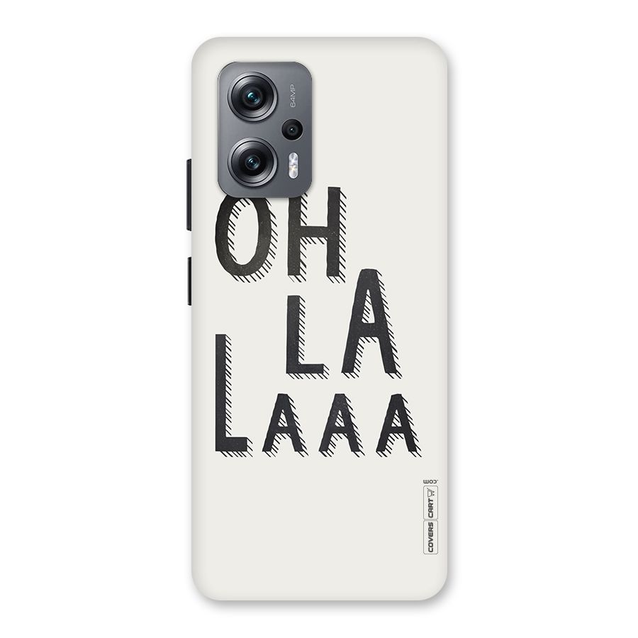 Oh La La Back Case for Redmi K50i