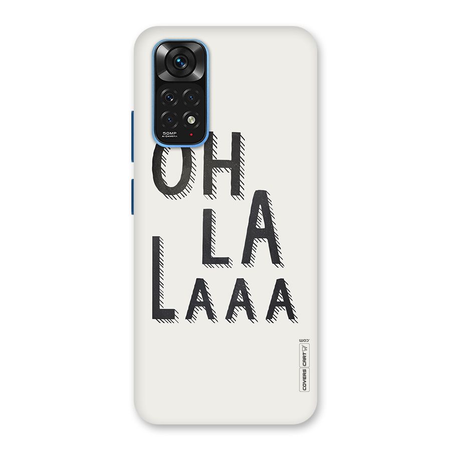 Oh La La Back Case for Redmi Note 11S