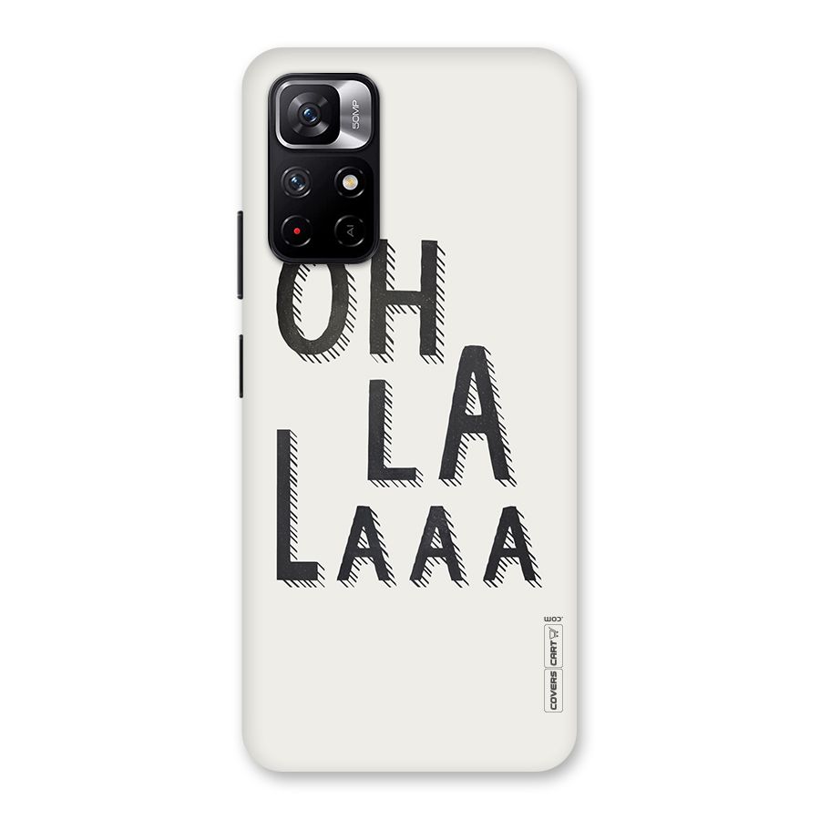 Oh La La Back Case for Redmi Note 11T 5G