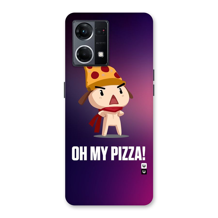 Oh My Pizza Glass Back Case for Oppo F21 Pro 5G