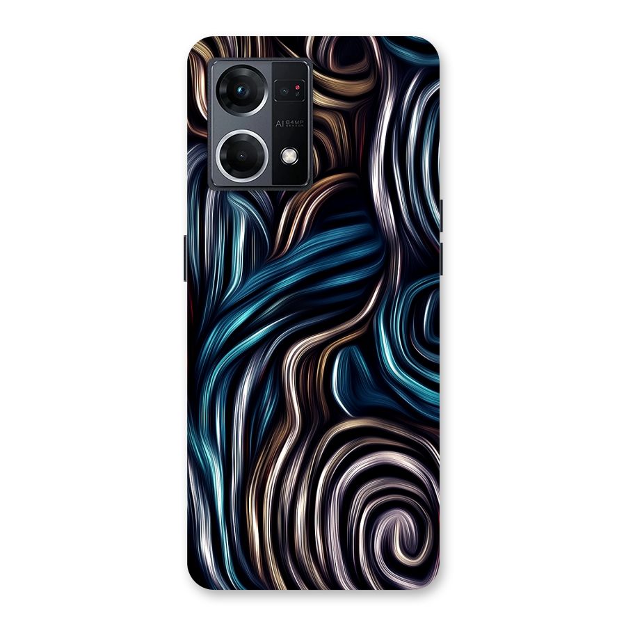 Oil Paint Artwork Glass Back Case for Oppo F21 Pro 5G