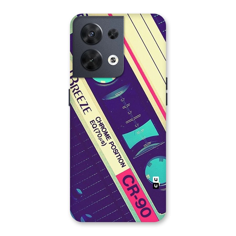 Old Casette Shade Back Case for Oppo Reno8 5G