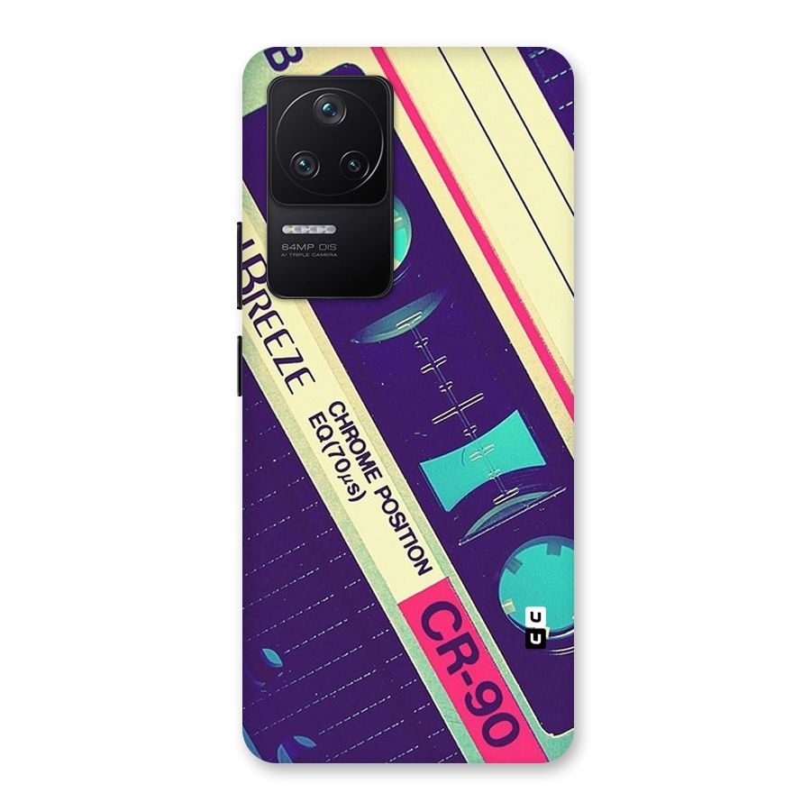 Old Casette Shade Back Case for Poco F4 5G