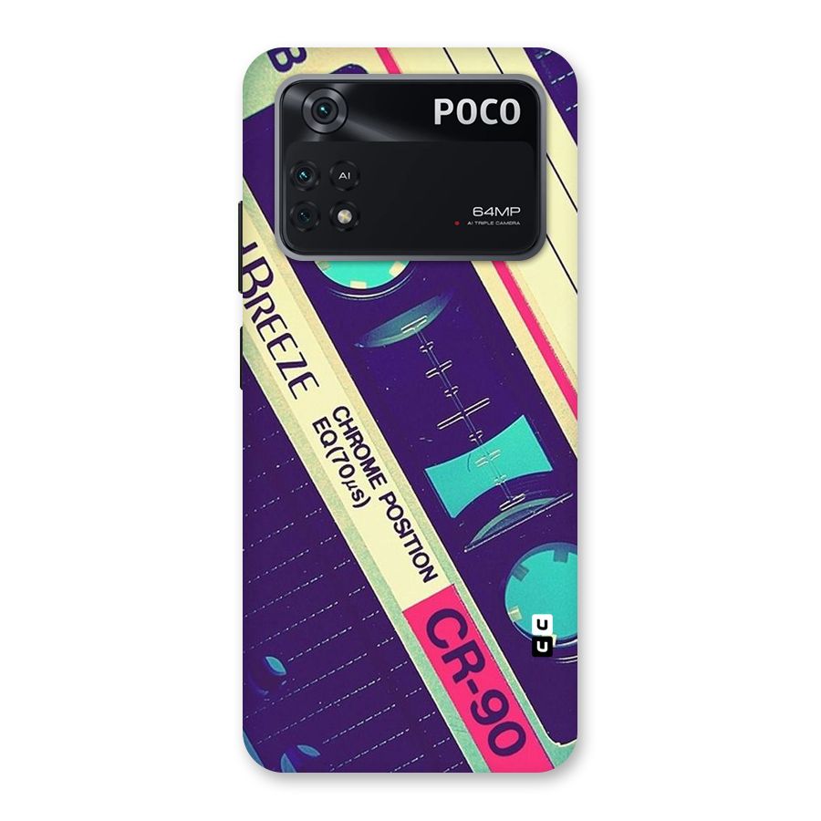 Old Casette Shade Back Case for Poco M4 Pro 4G