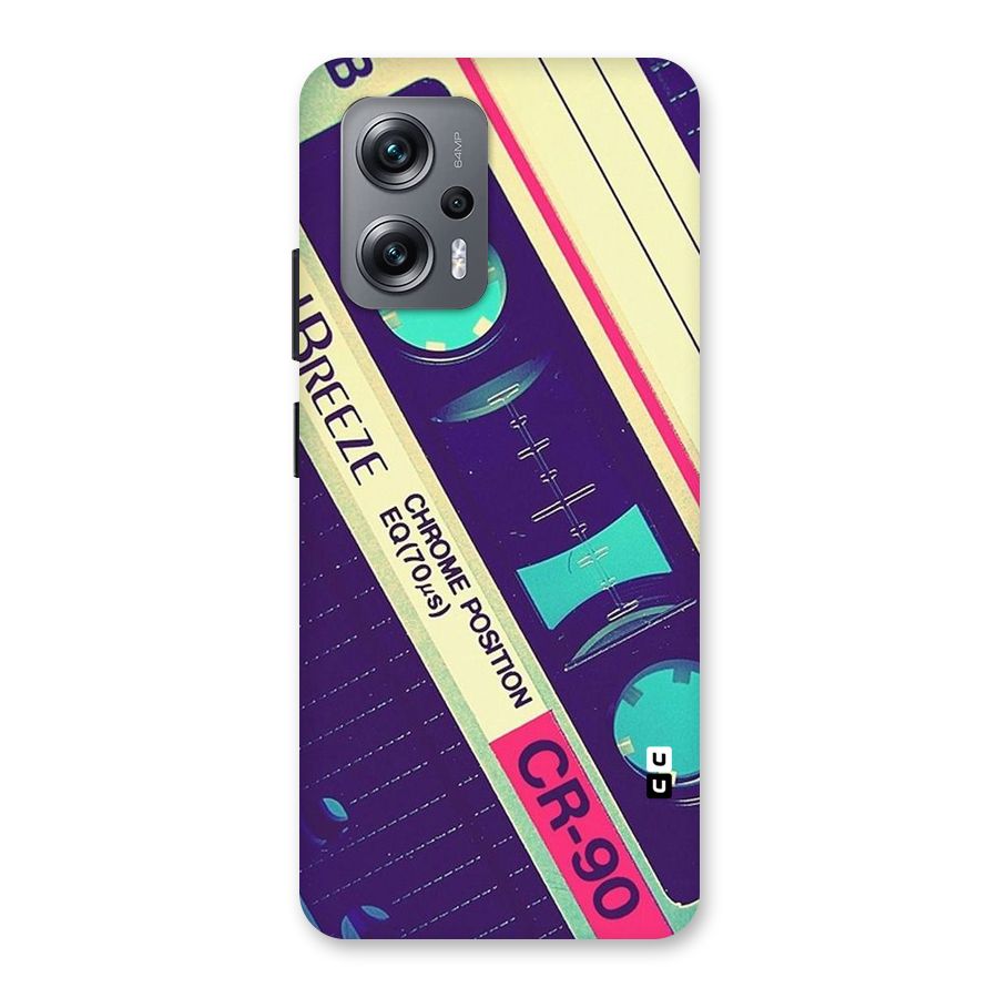 Old Casette Shade Back Case for Redmi K50i